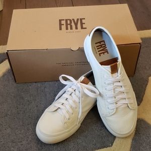 Frye Gia low lace leather sneakers